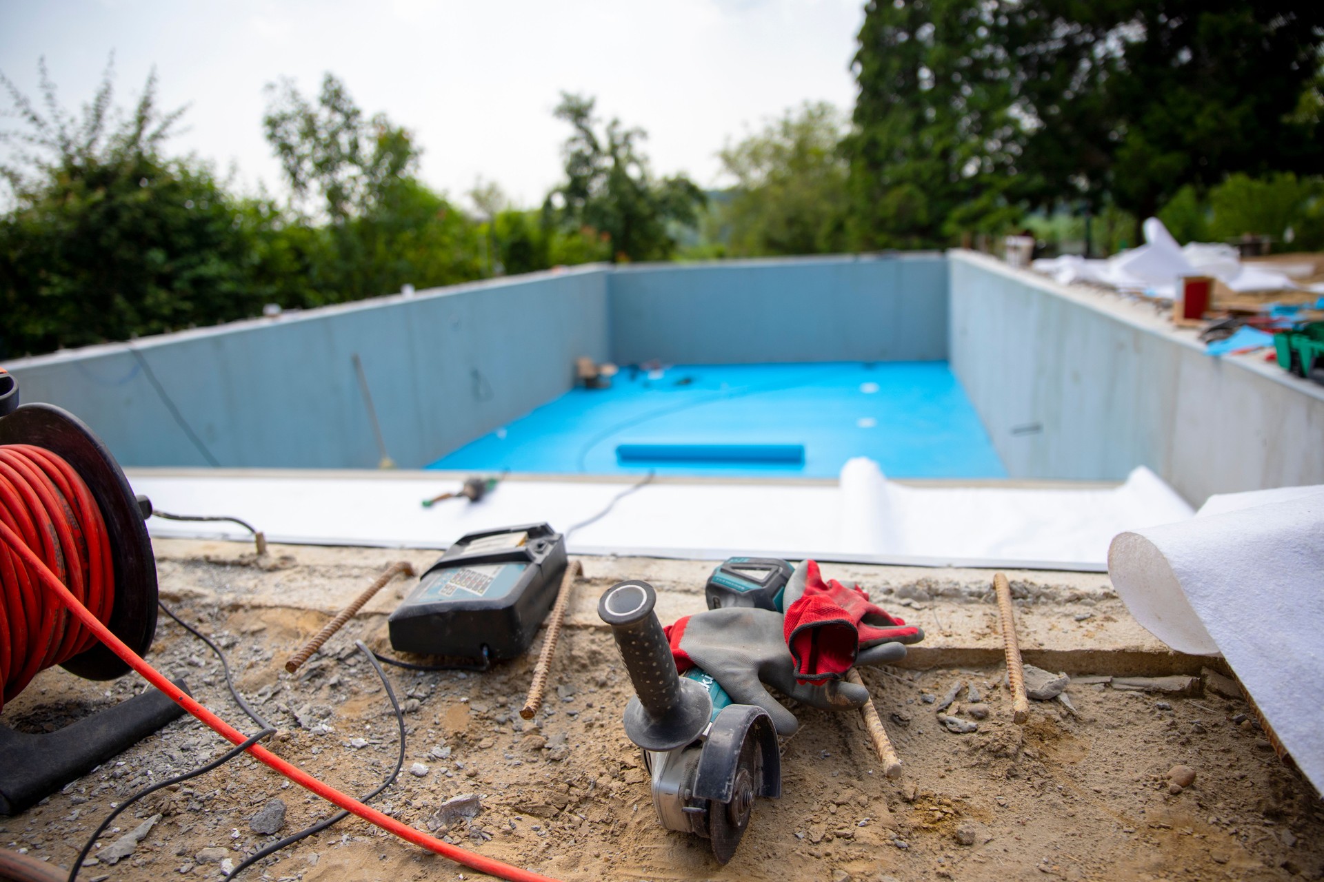 Swimming pool construction